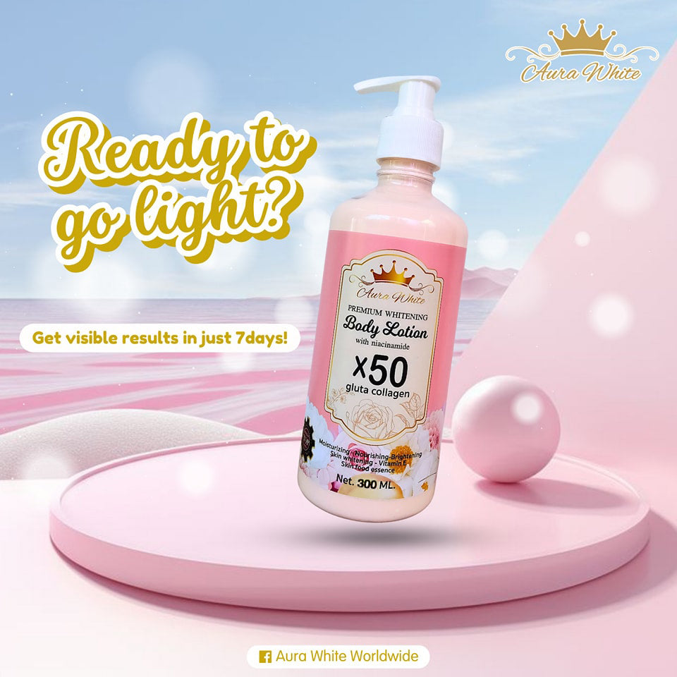 Aura white premium lotion 300ml
