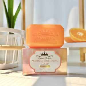 Aura white premium whitening soap 120g